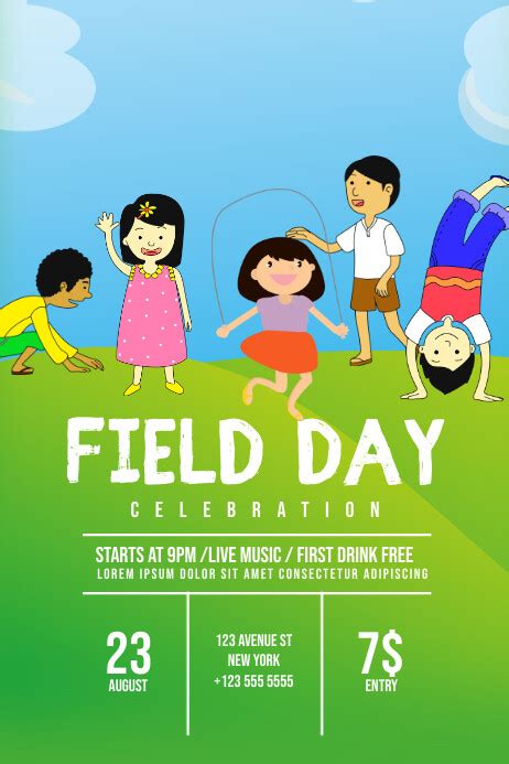 Field Day Invitation Template